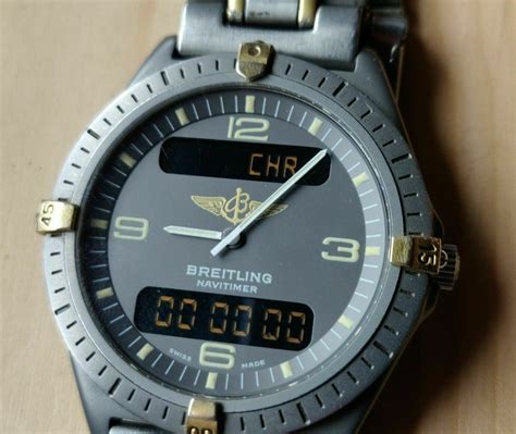 breitling aerospace titan ebay|Breitling aerospace review.